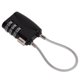 thumbnail image 1 of Candado con cable con contraseña, candado con cable, candado de combinación aprobado por la TSA, candado de seguridad probado profesionalmente, 1 of 9