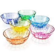 SCANDINOVIA - 13 oz Unbreakable Premium Bowls - Set of 6 - Tritan Plastic - BPA Free - Dishwasher Safe