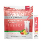 All Natural Hydration Pouches (Strawberry Lemonade, 20 Count (Pack of 1))