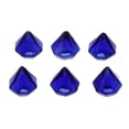 thumbnail image 4 of 6 colgantes de botella de cristal con forma de globo de diamante transparente, joyería con diamantes de imitación Azul, 4 of 9