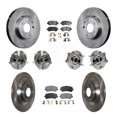 thumbnail image 1 of Transit Auto Front Rear Hub Bearings Assembly Disc Brake Rotors and Semi-Metallic Pads Kit (10Pc) for Car 2013-2015 Mazda CX-5 AWD - Left Right Side (Driver Passenger) KBB-109033, 1 of 11