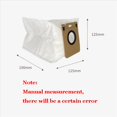 thumbnail image 3 of 18X para Bot D10 Plus RLS3D Accesorios para Bolsas de Polvo Bolsas de Aspiradora Robot Piezas de Repuesto para Bolsas de Basura, 3 of 5