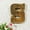 NATURAL, variant on Handmade Modern "S" Alphabet Letter Block For Study Room, Kids Room, Living Room, Hall, Cabin, Offices