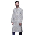thumbnail image 4 of Atasi Indian Long Kurta For Mens Summer Wear Cotton Poplin Wedding Kurta Shirt, 4 of 7