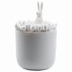 thumbnail image 3 of 2X Soporte de Bastoncillo de Algodon, Organizador Pequeno de Almacenamiento de Palillos de Dientes Q-Tips (Conejo), 3 of 8