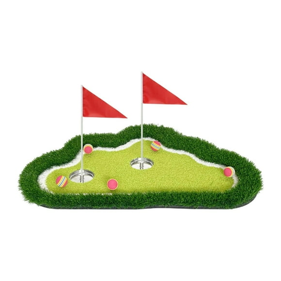 Golf de Golf Flotante Golpeando La Colchoneta con La Pelota Y Swing Golf Games Juego de Chipping Green para El Patio Trasero Summer Water