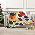 thumbnail image 7 of Yayeee Throw Blanket for Couch Soft Warm 50" x 60" Sofa Chair Bed Decoration, Floral Pattern, 7 of 7