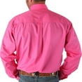 thumbnail image 2 of Cinch Mens Long Sleeve Pink Pinpoint Shirt, 2 of 4