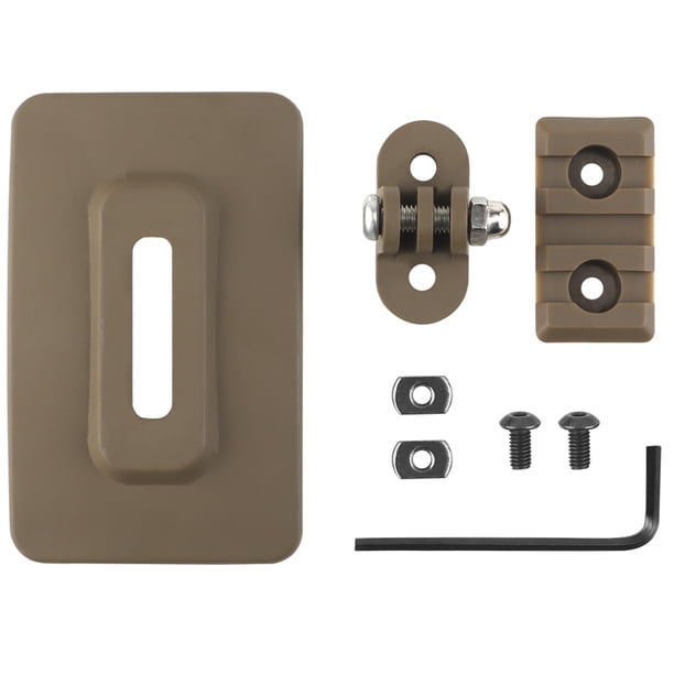 Accesorios Portátiles para Placa Instalación Rápida Superficie Gancho Mágico Varios Componentes Fijación (color Barro)