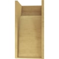 thumbnail image 4 of 12"W x 12"D x 24"H Wide Legacy Rough Cedar Woodgrain TimberThane Corbel, Primed Tan, 4 of 6
