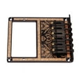 thumbnail image 4 of Sonducket Guitarra 6 Sillín Puente Cenicero Vintage Estampado de flores Pickup Holes Hardtail Tailpiece Bass Instrumento de reemplazo Guitarras Accesorios para instrumentos musicales Sonducket OD025859-00, 4 of 6