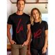 thumbnail image 1 of Camiseta de algodón puro con estampado frontal de pareja, camiseta LOVE, camiseta informal de verano, ropa de calle para novios y novias, para adultos, hombres, mujeres, adolescentes, jóvenes, camiset, 1 of 5