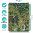 thumbnail image 3 of Abstract Paisley Art Dog Food Mat - Decorative Pet Mat with Vibrant Bohemian Pattern, Non-Slip Rubber Bottom, 3 of 3