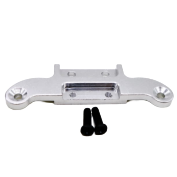 Bandeja de Radio de rigidez de aleación de aluminio Tholdsy para 1/16 HQ 731 732 733 734 pieza de coche RC Plata