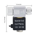 thumbnail image 2 of Válvula magnética eléctrica impermeable de válvula solenoide Co2 de doble cabezal para pecera, 2 of 9