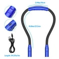 thumbnail image 6 of Book Reading Light, AMIR Brightness Adjustable Rechargeable Neck Reading Light Book Light for for Reading in Bed Knitting Camping Repairing Blue, 6 of 10