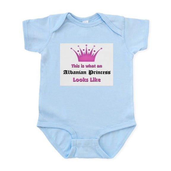 CafePress - This Is What An Albanian Princess Looks Like Infan - Baby Light Bodysuit, Size Newborn - 24 Months
