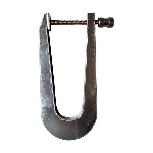 ZLight Violin Beam Clamp Replacement Universal Violin Plate Back 24cm Panel Bracing Clip Silver 11.6cm