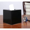 thumbnail image 2 of Bathroom Collection, Facial Tissue Box Cover/holder For Bathroom/living Room/office Vanity Countertops - Black (black), 2 of 4