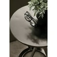 thumbnail image 4 of Kate and Laurel Aja Modern Metal Round Side Table, 15 x 15 x 23, Gray Gunmetal, Decorative Geometric End Table with Unique Slanted Legs for Use as Bedroom Nightstand or Living Room Indoor Plant Stand, 4 of 10