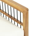 thumbnail image 4 of GDF Studio Sagewood Outdoor Acacia Wood Club Chairs with Cushions, Set of 2, Teak and Beige, 4 of 5