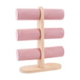 thumbnail image 4 of Organizador de joyas, soporte para pulseras y brazaletes, soporte para diademas y relojes de pulsera. Rosa, 4 of 9