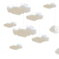 thumbnail image 3 of Nube artificial de algodón blanco, decoración de nubes, accesorios para bodas, tiendas, fiestas de cumpleaños, fotografía, sala de estar, decoración colgante de bricolaje, 3 of 5
