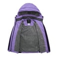 thumbnail image 3 of ZSHOW Girl's Snow Coat Waterproof Mountain Ski Jacket Hooded Rain Coat Purple 14/16, 3 of 8