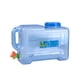 thumbnail image 1 of Yuarrent Cubo de agua para coche, contenedor de tanque grueso para conducir, barriles de almacenamiento para grifo, suministros para acampar al Kits de desorden para acampar 12L+tubo, 1 of 6
