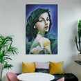 thumbnail image 6 of Octavio Ocampo Print Painting Woman of Substance Picture Print Canvas Poster Wall Paint Art Posters Decor Modern Home Artworks Gift 12x18inch(30x45cm), 6 of 6