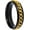 Black Gold, variant on Unisex 6mm Stainless Steel Personality Simple Chain Rotatable Fidget Ring Relieve Anxiety Couple Wedding Band