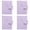 B*4, variant on Panda Sea Salt A7 PU Leather Notebook with Button Closure - Set of 5, Pocket Softcover Journal, Sewn Binding, Lined Pages
