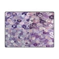 thumbnail image 2 of BZSMCE Vintage Area Rugs Purple Pastel Floral Mosaic Creative Area For Home, 2 of 7