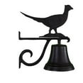 thumbnail image 1 of Cast Bell With Satin Black Pheasant Ornament, 1 of 1