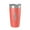 Coral, variant on Wallowa Lake Map Tumbler Travel Mug Insulated Laser Engraved Coffee Cup Oregon 20 oz Black