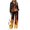 Burning Flame Pattern, variant on FUIALDOLG Cowhide Spots Print Wide Leg Sweatpants, Two Piece Half Zip Lounge Sets for Women, Comfort Matching Outfits for Vacation and Outdoor Travel