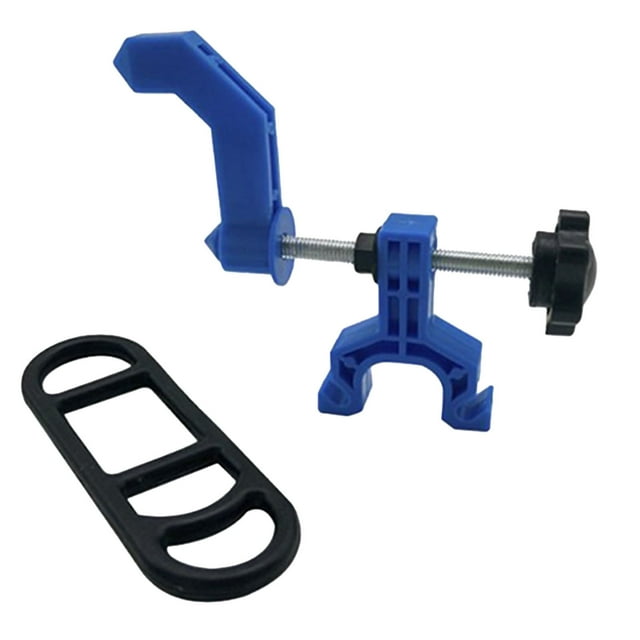 SgJHXb Support de Montage de Roue de Vélo Portable 8x4cm Outil d'Alignement de Jante Réglable / Construction Détachable ABS/métal pour Vélos (Couleur Variable)