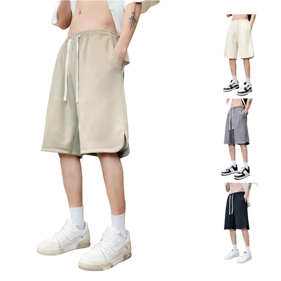 LiuXxxx Casual Summer Shorts Athletic Breathable Workout Gym Basketball Beach Comfortable Elastic Waist Army Green XL