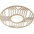 thumbnail image 2 of 26"OD x 9 1/2"ID x 1/4"T Empire Wood Fretwork Pierced Ceiling Medallion, Alder, 2 of 3
