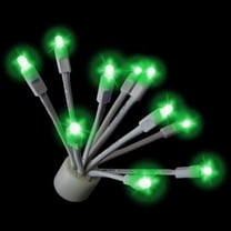 C9 Glitzer® Green lights with white base
