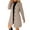 Pink, variant on Women's Wool Blend Trench Coat, Thickened Lapel Collar Jacket, Single Breasted A-Line Overcoat, Warm Fall Winter Outerwear, Fashionable Mid-Length Coat Black L