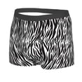 thumbnail image 2 of Wukai Zebra Print Men’s Underwear Breathable Boxer Briefs,&nbsp;Moisture Wicking & Breathable-Medium, 2 of 7