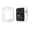 White, variant on [2-Pack] Compatible with Apple Watch Case 38mm, Soft Silicone Shockproof and Shatter-Resistant Protective Bumper Cover Case iwatch Series 3/2/1 [Black]