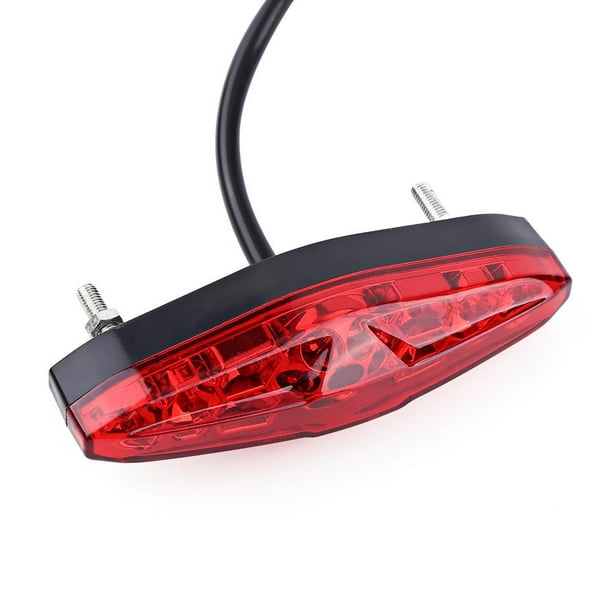 OTVIAP 12V 15 LED Motorcycle Brake Stop Running Tail Light Rear Light