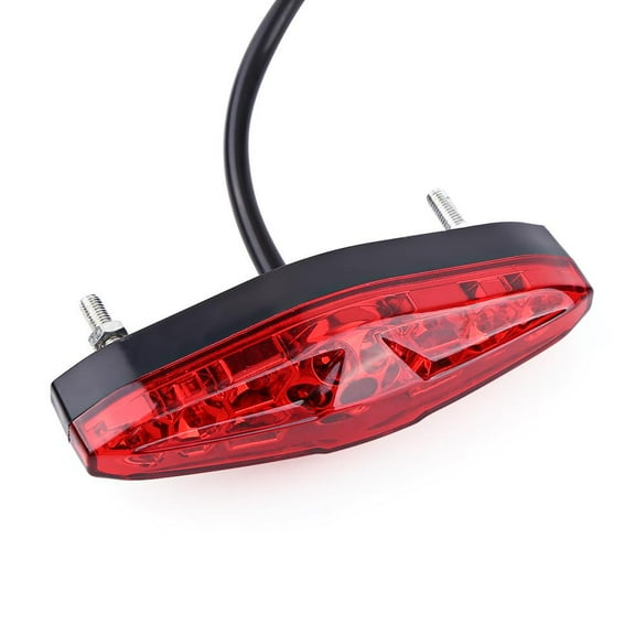 OTVIAP 12V 15 LED Motorcycle Brake Stop Running Tail Light Rear Light ATV Dirt Bike Universal , Motorcycle Brake Tail Light, LED Tail Light