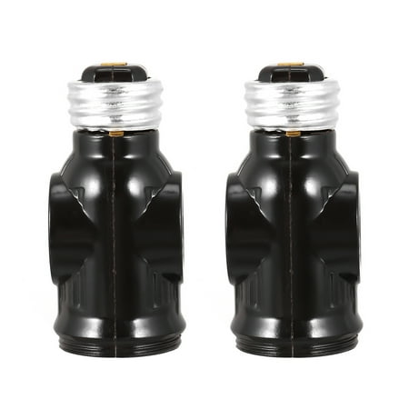 

Guangmc 2 E26 Socket Splitter Converter with 2 Outlet Light Holder