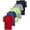 Black/Red/Blue/Lime/Grey Marble, variant on iXtreme Boys' Active Sports T-Shirts - 5 Pack Short Sleeve Dri-Fit Athletic Tee Shirts (Sizes: 6-18)