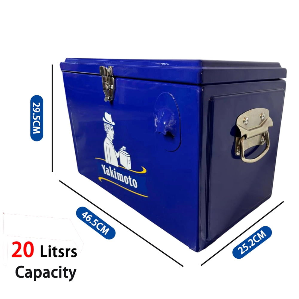Yakimoto 20L Insulated Cooler & Ice Bucket Combo | 4-Day Chill, 35 Cans, Locking Latches for Tailgates, Fishing Trips & The Beach