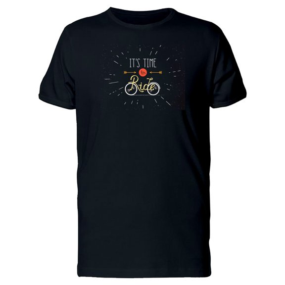 Shiny Bicycle And Quote Tee Men's -Image by Shutterstock