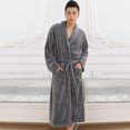 thumbnail image 2 of Labymos Albornoz de lana para hombre y, 2 of 8